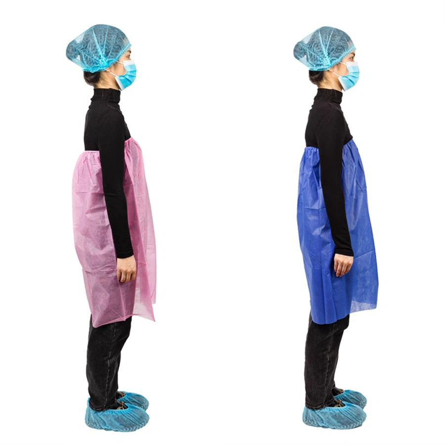 Disposable colored PP bathrobe2