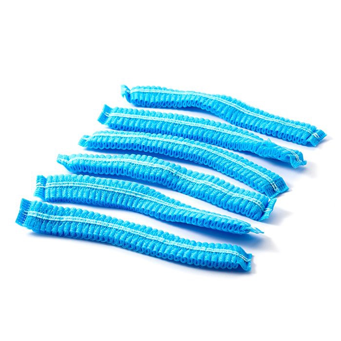 Disposable Sugical Medical Non-Woven Mob Clip Pleated Cap Double Elastic