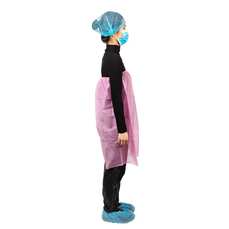 Disposable colored PP bathrobe2