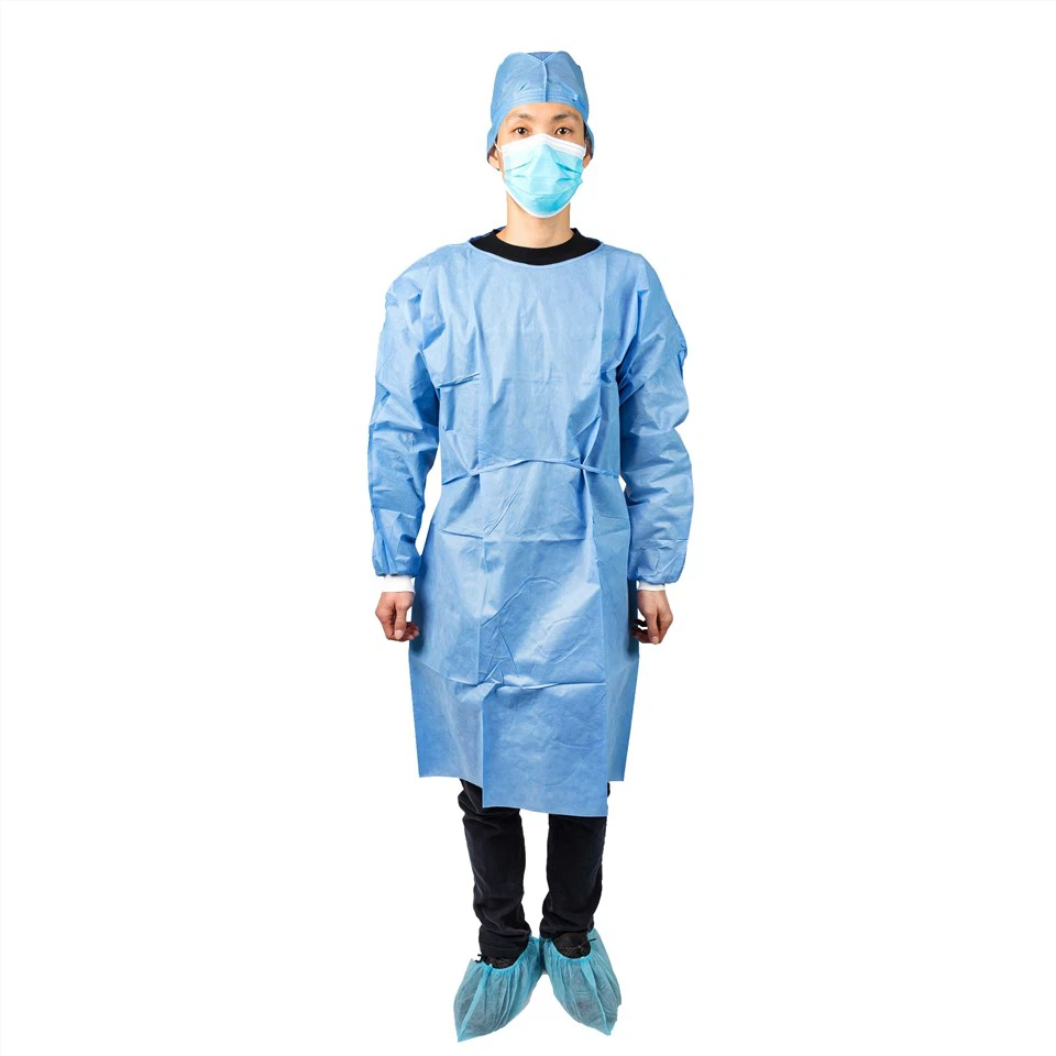 Disposable Hospital Water Proof SMS Surgical Gown Medical Gown