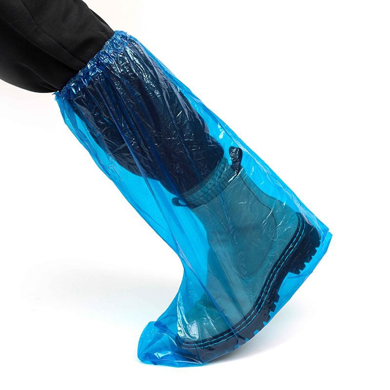 Waterproof PE Plastic Disposable Rain Boot Shoes Cover