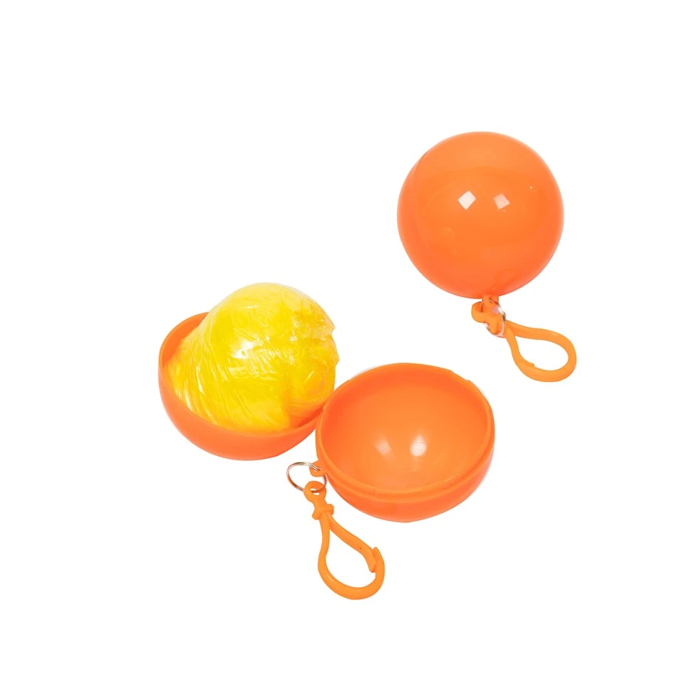 Disposable Raincoat in A Ball