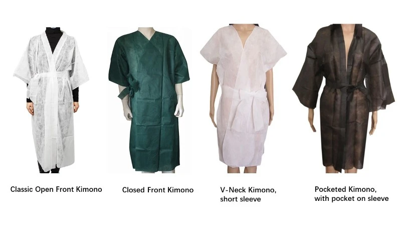 Disposable kimonos Disposable kimonos