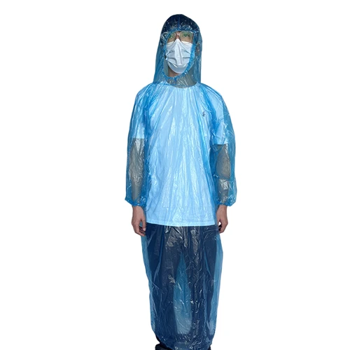 Disposable Full-Length Ponchos for Food Safety Applications