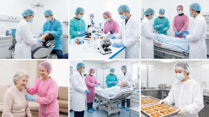 isolation gown application isolation gown application